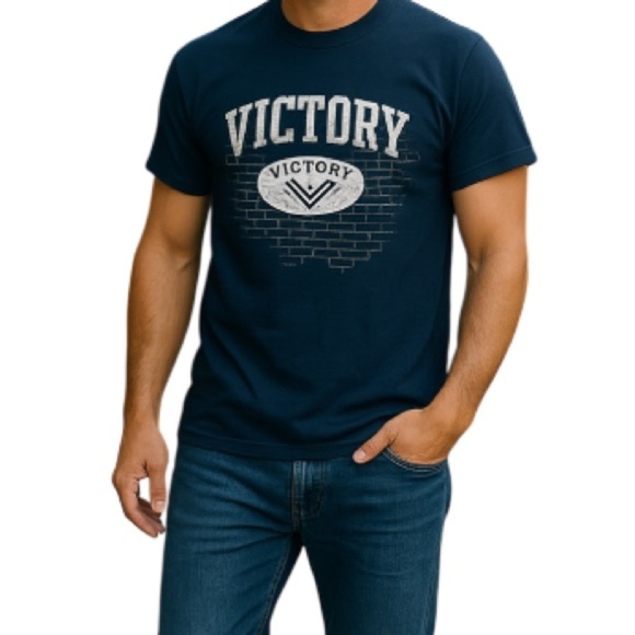 Victory Motorcycles Men’s Gildan Graphic Short Sleeve T-Shirt Crewneck Polaris M - Picture 1 of 11